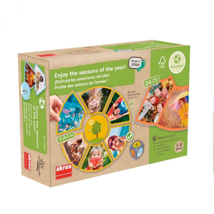 Atrask metų laikus per žaidimą – nuo sniego gniūžtės iki ledų porcijos! ☀️❄️🍂🌸