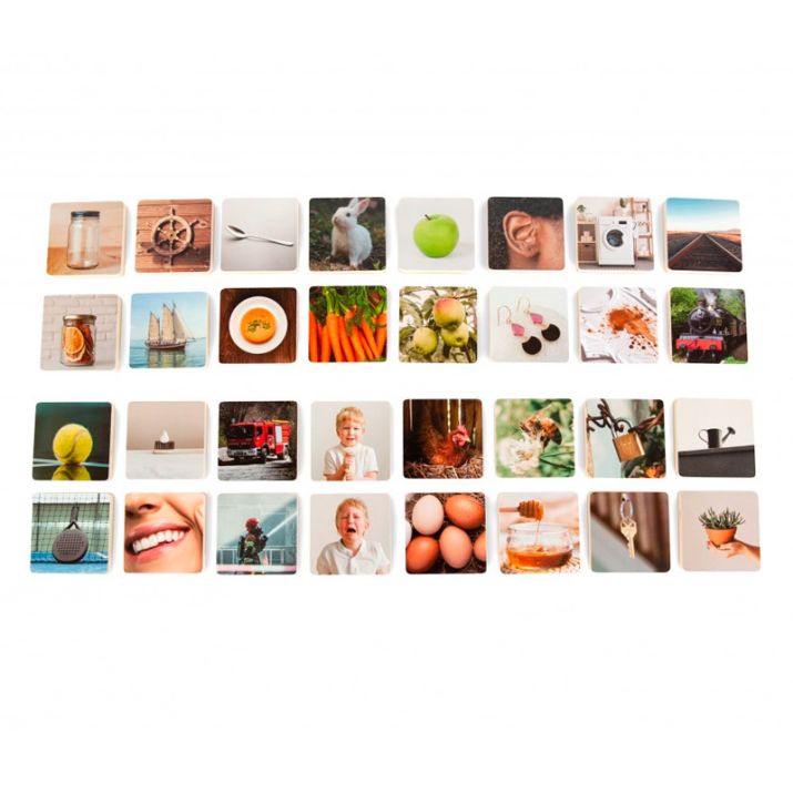 Medinis asociacijų ir atminties žaidimas su tikromis nuotraukomis 🧠🖼️ 👀🔍