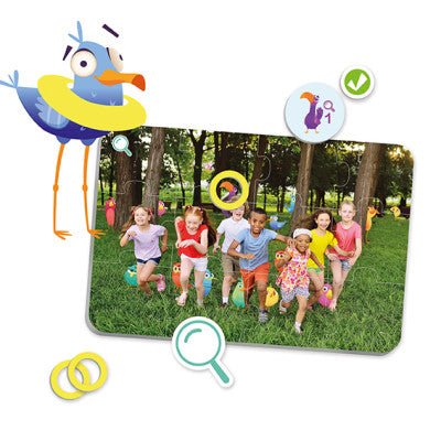 🐦 Edukacinis skaičiavimo žaidimas „Surask paukščius“