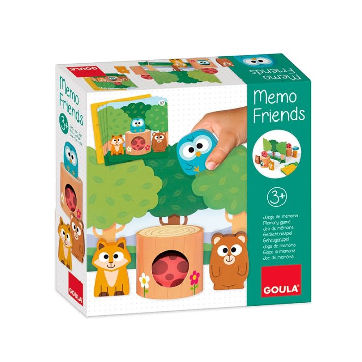 🦉 Atminties žaidimas – miško draugai