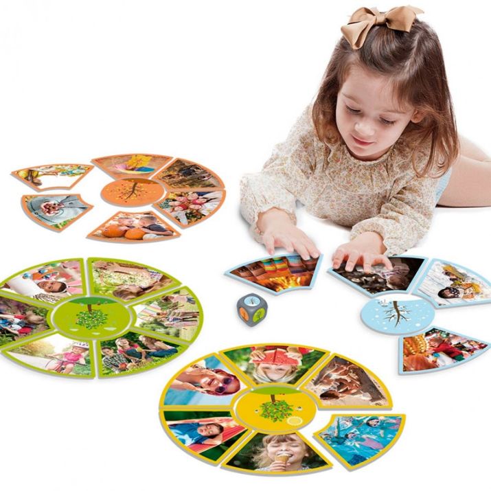 Atrask metų laikus per žaidimą – nuo sniego gniūžtės iki ledų porcijos! ☀️❄️🍂🌸