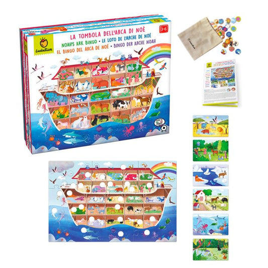 Bingo — dėlionė: Nojaus arka 🐾🚢🦜