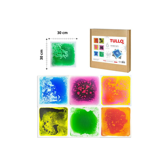 Sensorinės takelio plytelės su skysčiu „Tullo“ (6 vnt.)