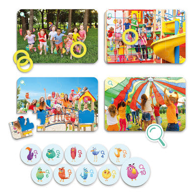 🐦 Edukacinis skaičiavimo žaidimas „Surask paukščius“