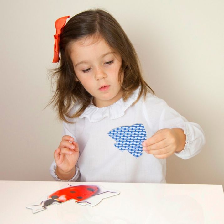 🐼 Gyvūnų siluetai – 9 maxi dėlionės