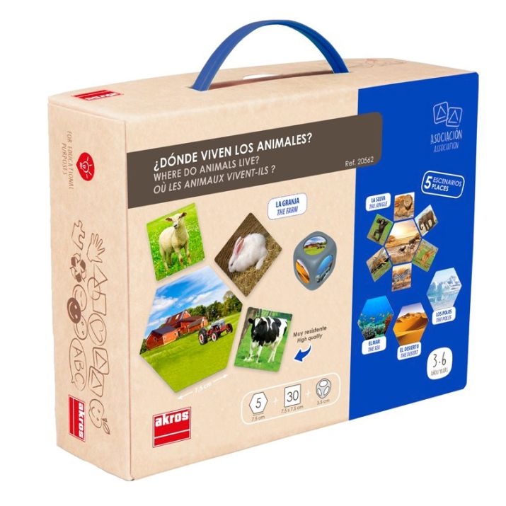 🦒 Kur gyvena gyvūnai? – edukacinis asociacijų žaidimas