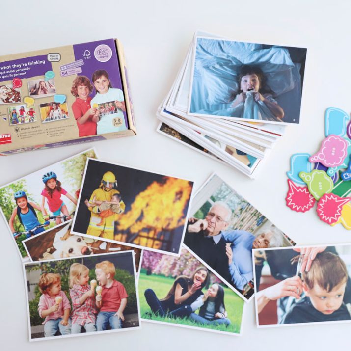 🎭 Sensorinis emocijų žaidimas „Atspėk, ką jie galvoja“