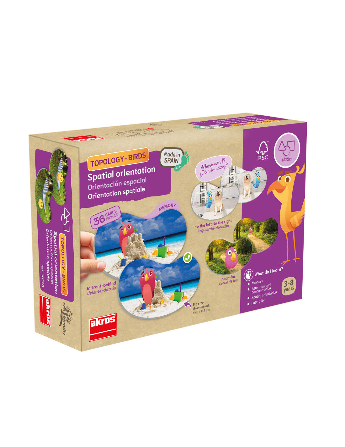 🐦 Edukacinis žaidimas „Paukščių geografija“ – erdvinis suvokimas