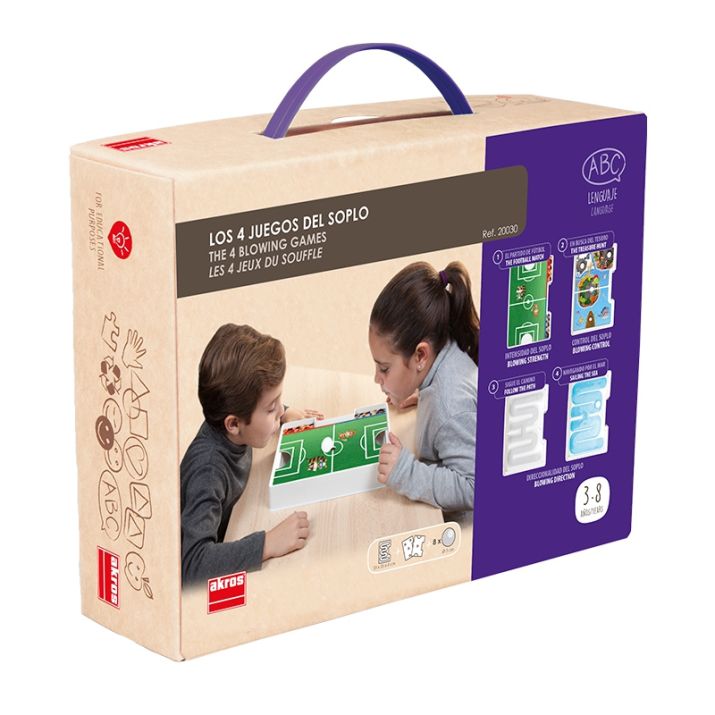 Kvėpavimo lavinimo rinkinys - 4 pūtimo žaidimai