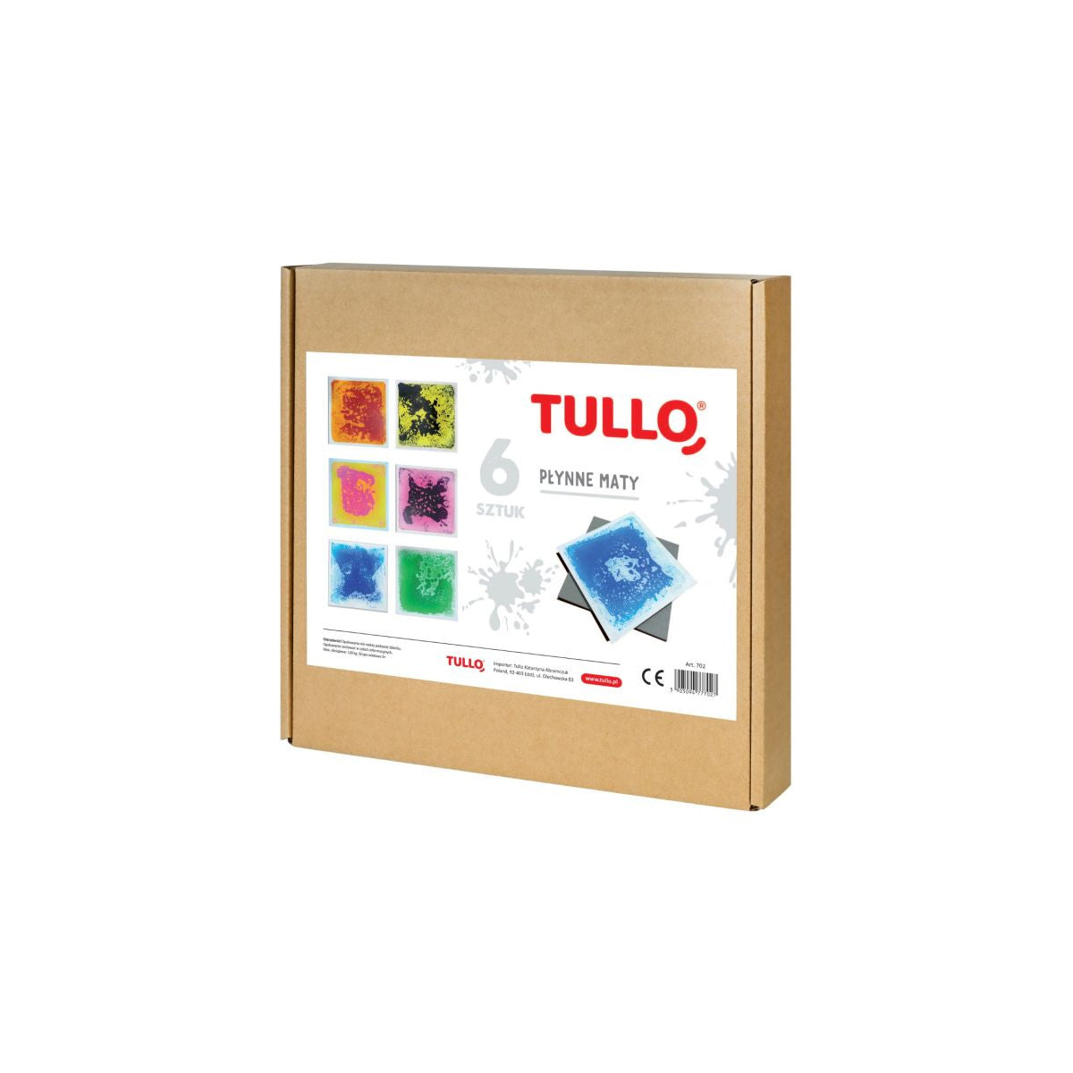 Sensorinės takelio plytelės su skysčiu „Tullo“ (6 vnt.)