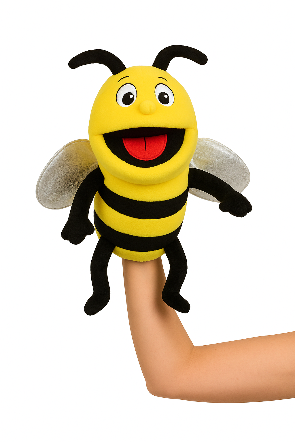 Rankinė lėlė „Bitė“ – minkšta, žaisminga ir kupina energijos!