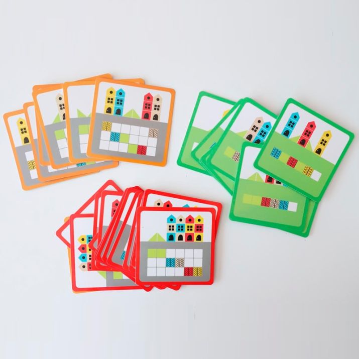 🧩 Logic City – medinių konstruktorių rinkinys 14 dalių vaikams