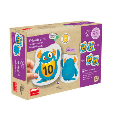 🔢 Friends of 10 – lavinamasis skaičiavimo žaidimas vaikams