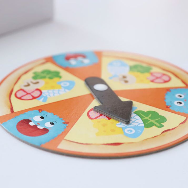 🍕 Hungry Monster – lavinamasis žaidimas smulkiajai motorikai ir koordinacijai