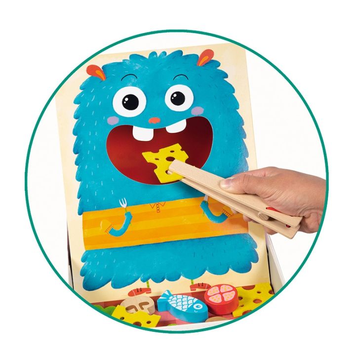 🍕 Hungry Monster – lavinamasis žaidimas smulkiajai motorikai ir koordinacijai