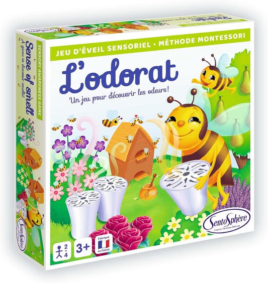 🐝 Montessori sensorinis žaidimas „Bitučių kvapų sodas“