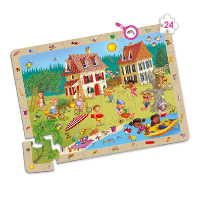 🍁 Keturių metų laikų stebėjimo dėlionės – edukacinis rinkinys vaikams