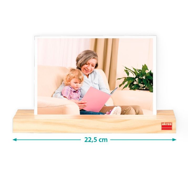 🪵 Mediniai kortelių laikikliai „Akros“ (2 vnt.)