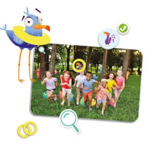 🐦 Edukacinis skaičiavimo žaidimas „Surask paukščius“