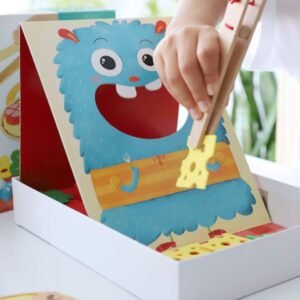 🍕 Hungry Monster – lavinamasis žaidimas smulkiajai motorikai ir koordinacijai