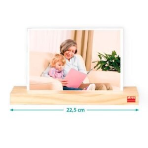 🪵 Mediniai kortelių laikikliai „Akros“ (2 vnt.)