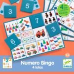 Skaičių bingo „Eduludo“ – 4 žaidimai