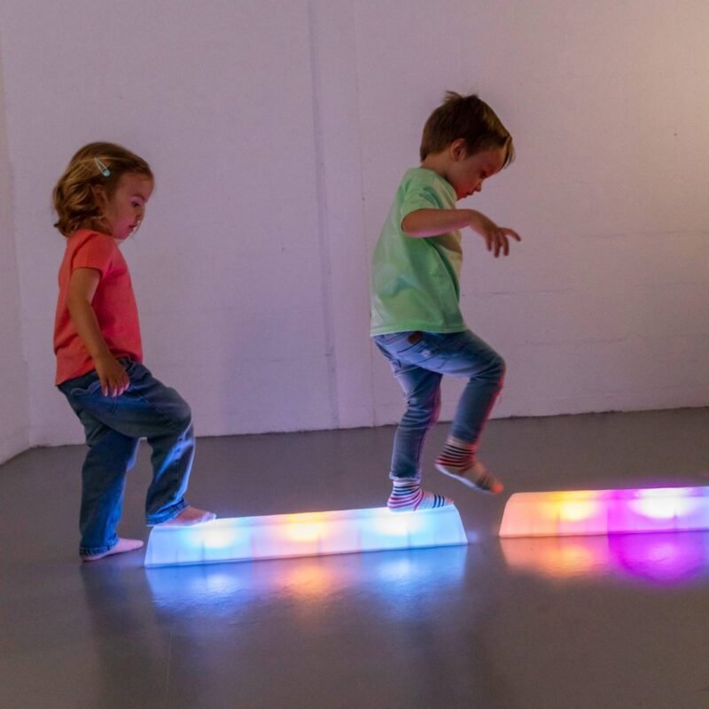 Šviečianti LED pusiausvyros sija (2 vnt. rinkinys)