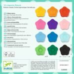 Storos kreidelės mažiesiems „Gėlės“ – 12 vnt. – 6 nuotrauka