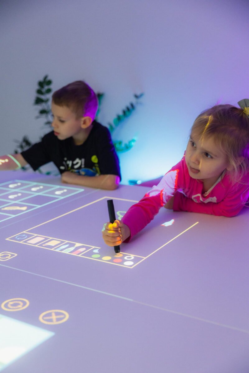 Interaktyvios grindys SmartFloor 2in1 Mobile Audio su stalu