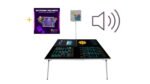 Interaktyvios grindys SmartFloor 2in1 Mobile Audio su stalu
