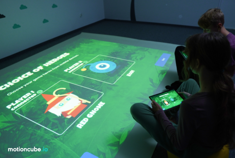 Interaktyvus žaidimų paketas „Kodi Challenge Team“ SmartFloor grindims