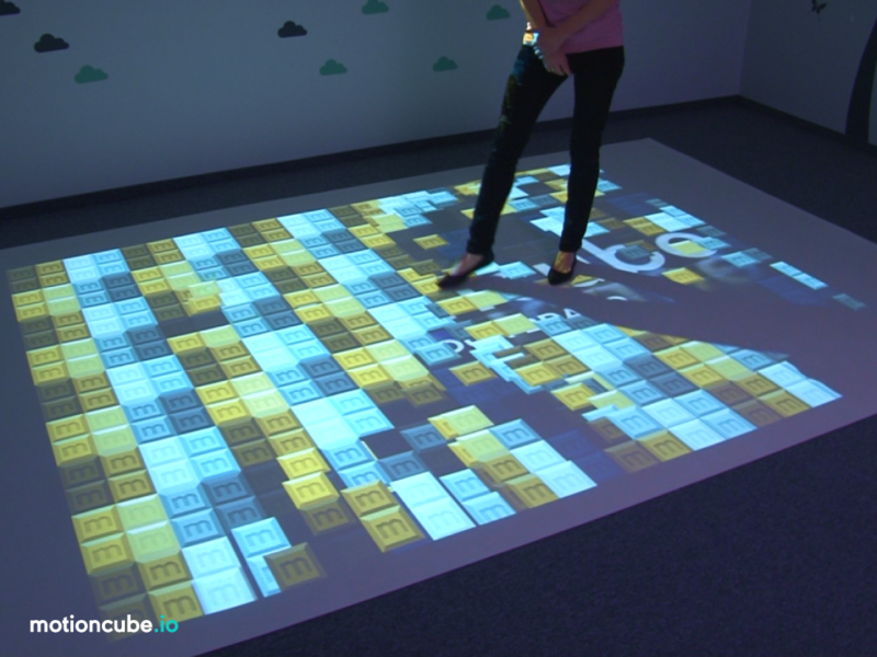 Interaktyvių žaidimų paketas „Move Your Brand“ SmartFloor