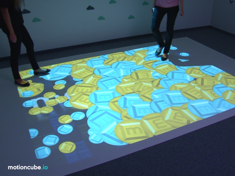 Interaktyvių žaidimų paketas „Move Your Brand“ SmartFloor