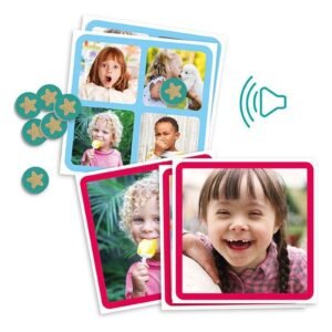 Bingo „Emocijų garsai“ (Akros) – garsinis emocijų atpažinimo žaidimas
